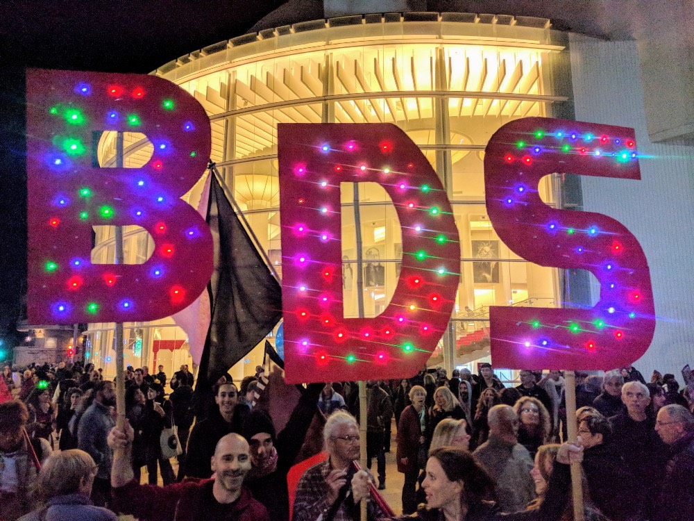 BDS protest