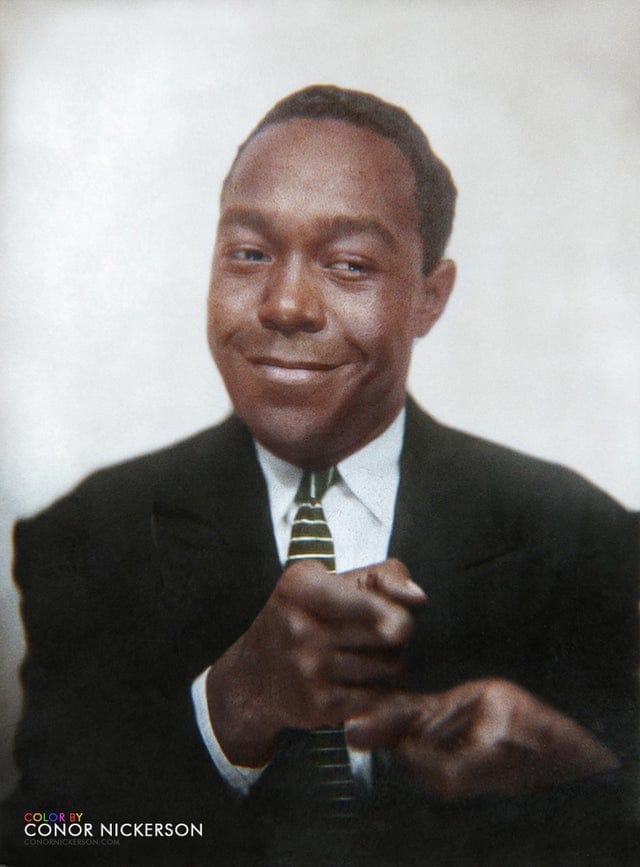 20 year old Charlie Parker in a Kansas City photo booth 1940