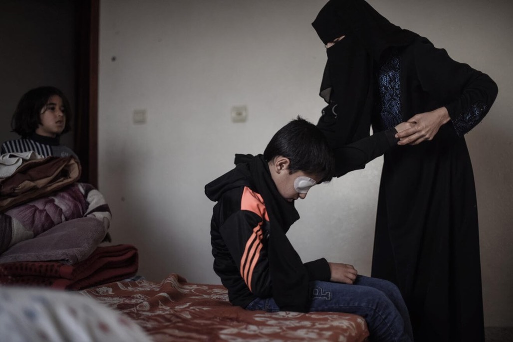 50 Palestinian protesters have been blinded by shots to the eye at Gaza fence protests