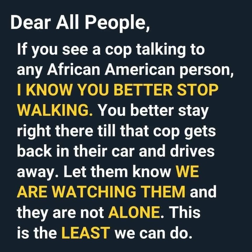 Better stop walking