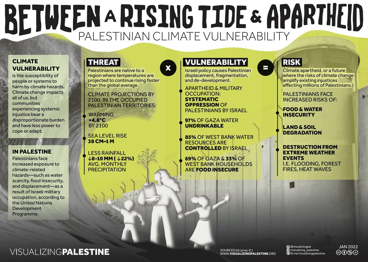 Between a Rising Tide and Apartheid - Visualizing Palestine - January 2022