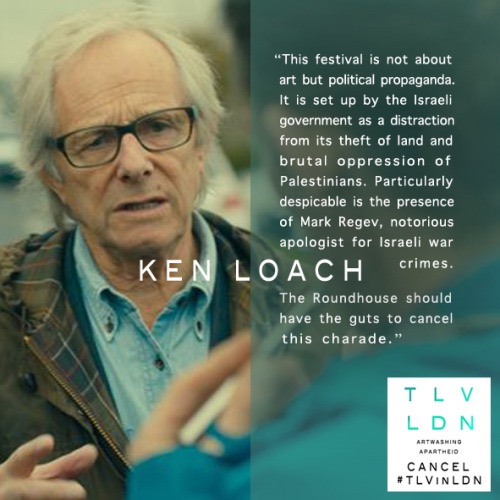 Ken Loach re cultural boycott