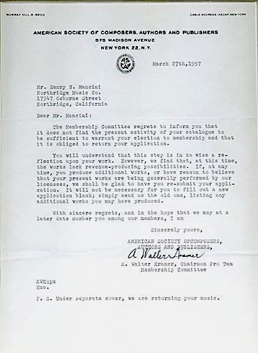 Letter to Mancini