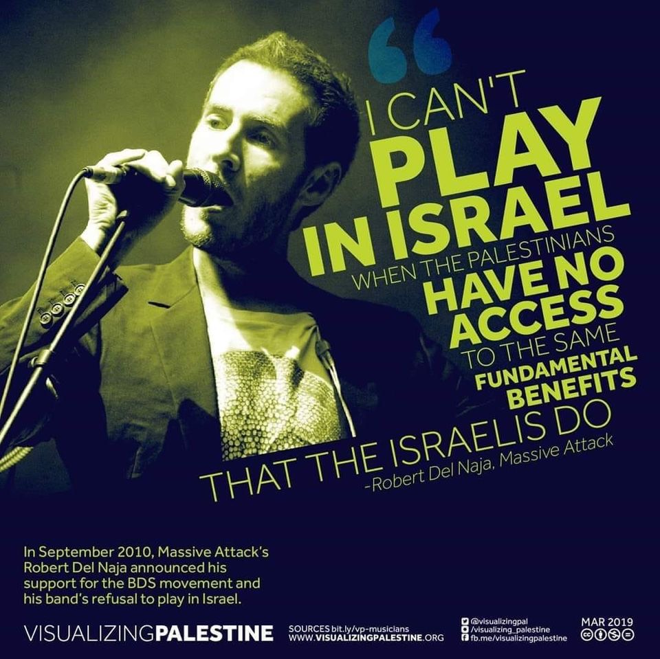 Massive Attack supports BDS